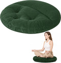 Meditation Cushion, Extra Large Floor Pillow Cushion for Adults, Round Tufted Japanese Meditation Pillow for Tatami Living Room, Yoga…