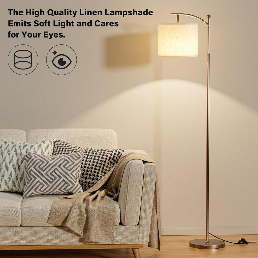Ambimall 60" Floor Lamp with Remote Control and Stepless Dimmable Bulb, Colors Temperature & Brightness Adjustable, Modern Floor Lamps…