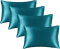 Bedelite Satin Pillowcase for Hair and Skin, Super Soft Similar to Silk Pillow Cases 4 Pack with Envelope Closure, Cooling Pillowcases for…
