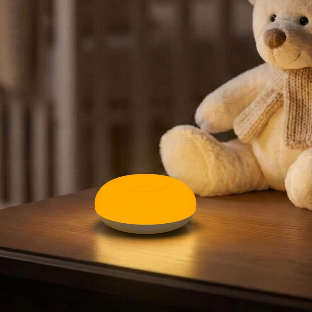 Bakzon Baby Night Light, 1800K Amber No Blue Light for Breastfeeding & Diaper Changes, Dimmable Silicone Egg Lamp with Flip Control…