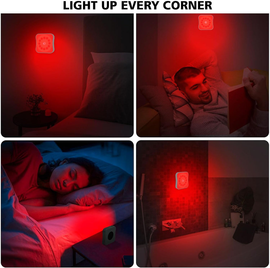 Bestendony Red Light Night Lights Motion Sensor Red Lights Rechargeable RedLight Magnetic 670 nm Red Light for Sleep relaxation…