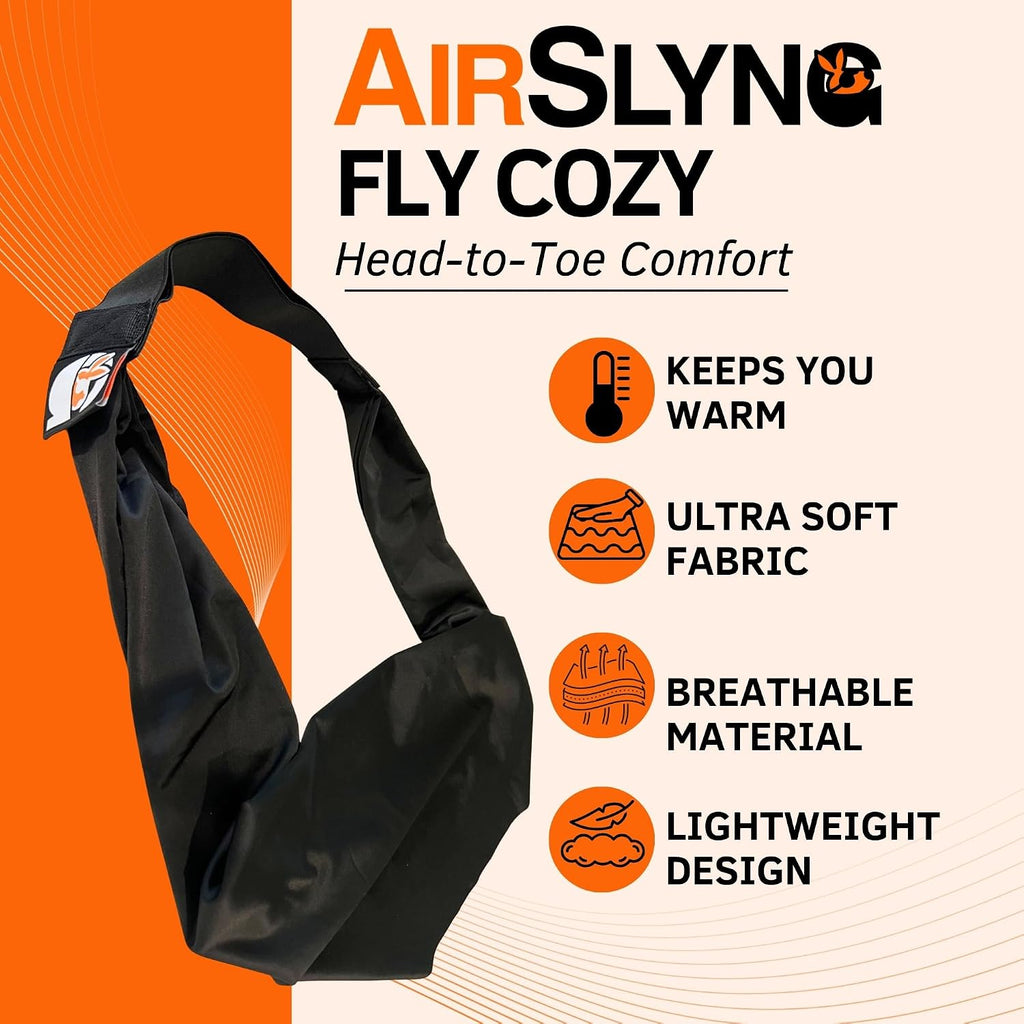 The Slyng Two Pack-Premium Travel Blanket System – Blanket Body Sling for Deep Plane Sleep | Full-Body Support, Breathable, Compact…