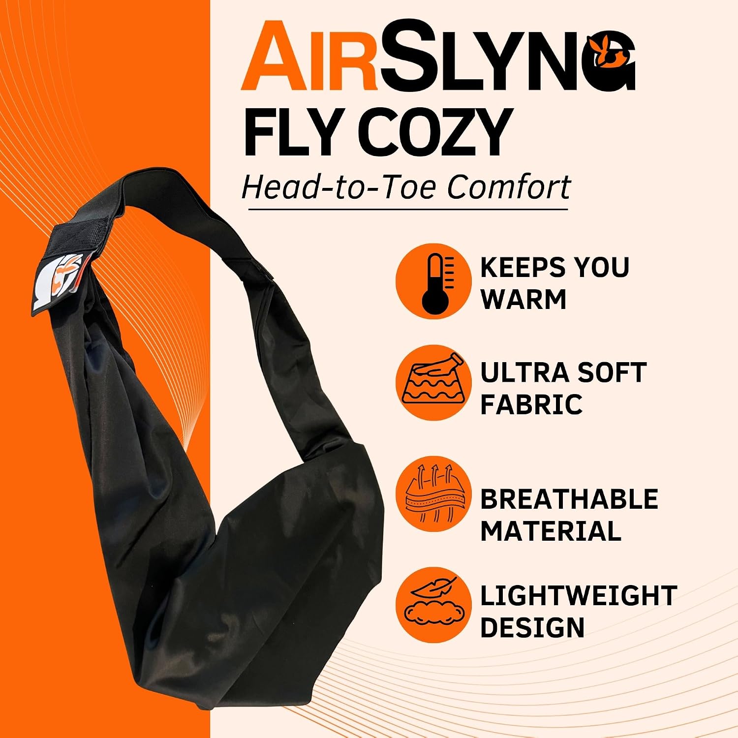 The Slyng Two Pack-Premium Travel Blanket System – Blanket Body Sling for Deep Plane Sleep | Full-Body Support, Breathable, Compact…