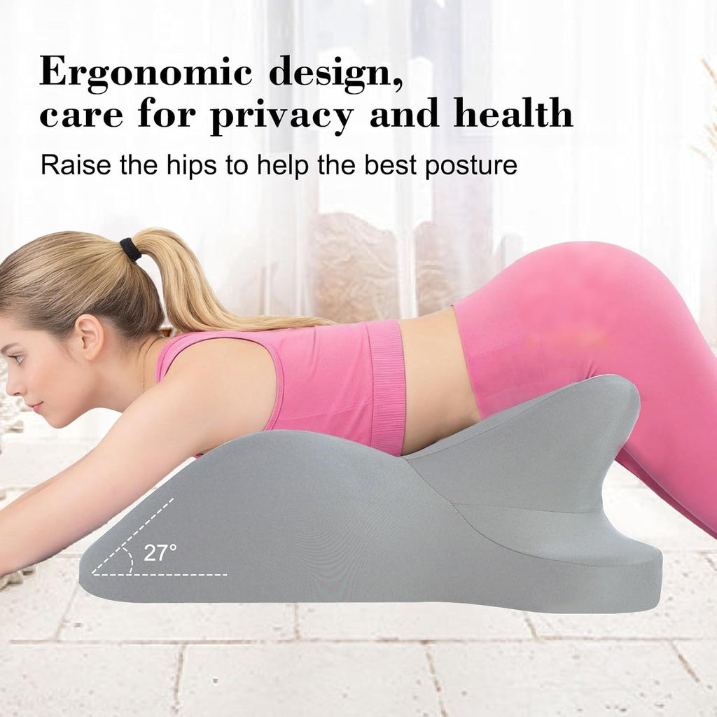 Oversized 27-Degree Couples Pillow - 5-in-1 Memory Foam Wedge for Neck Alignment, Zoned Support for Arm & Shoulder, Phone Reading, Leg…
