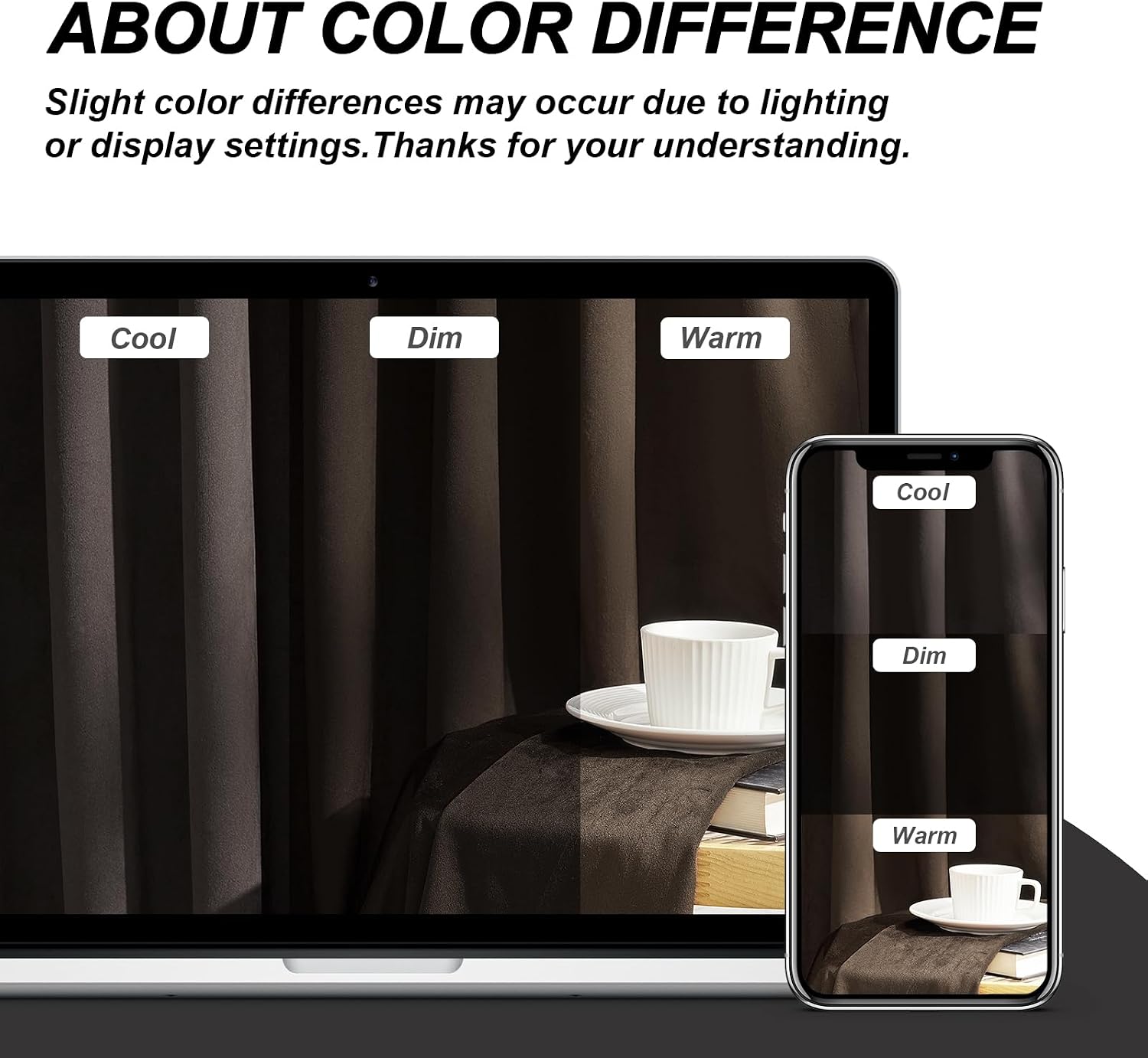 Drapenova 108 Inches Long Dark Taupe Velvet Curtains for Living Room Bedroom Large Window, Elegant Vintage Room Darkening Blackout Pi…