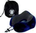 Makimoo Memory Foam Travel Pillow, Neck Pillow with 360-Degree Head Support, Comfortable and Lightweight, Ideal for Sleeping on Airplane, C…
