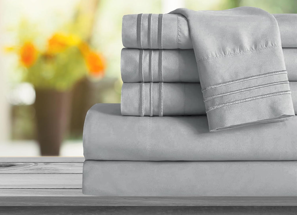 MocassiLuxuryBedding Mocassi Twin XL Sheet Set - Luxury Hotel 1800 Premier Bedding Sheets & Pillowcases - Ultra Soft Breathable & Cooling B…