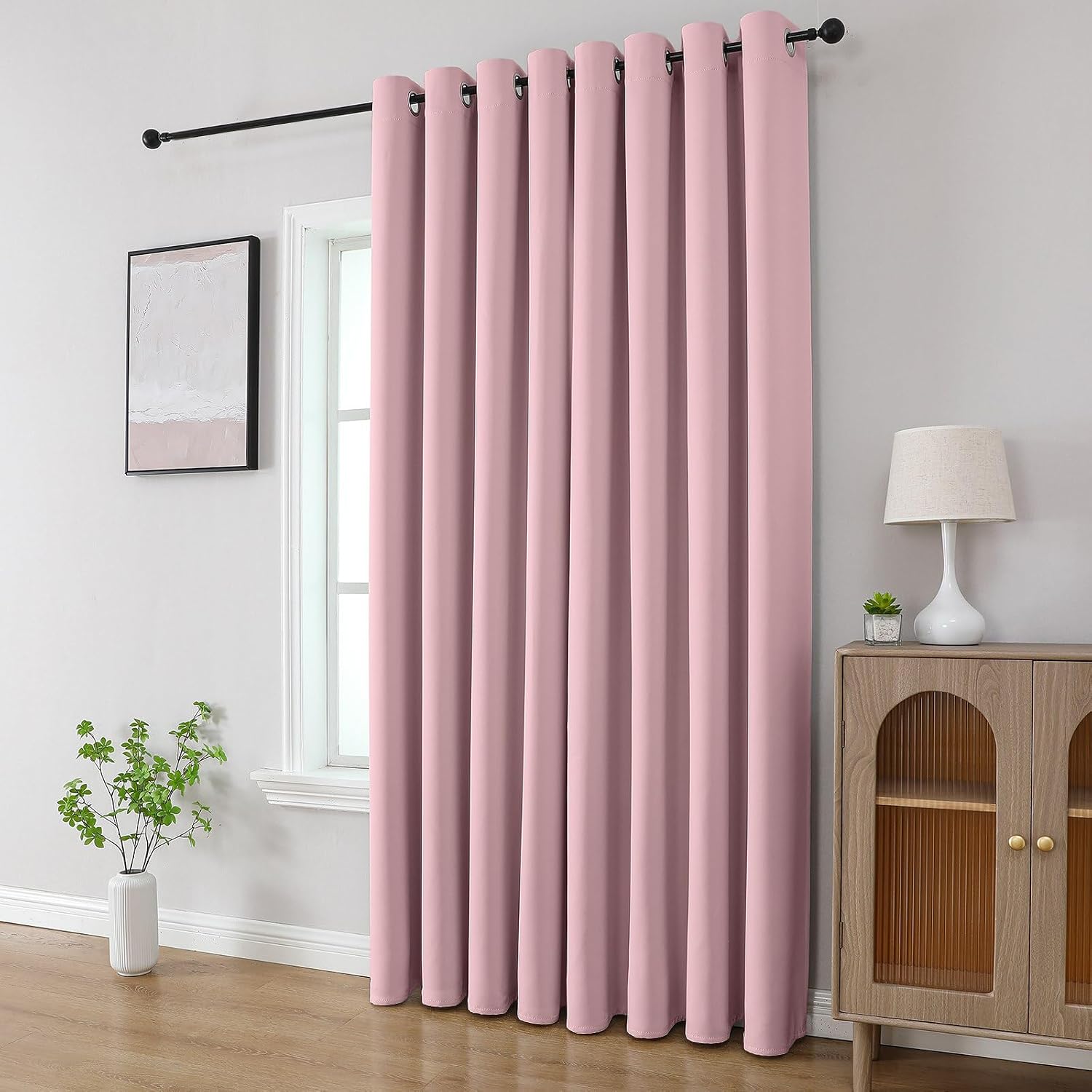 CUCRAF Blackout Curtains 84 inch Length 2 Panels Set, Room Darkening Drapes for Living Room Bedroom, Thermal Insulated Light Blocking…