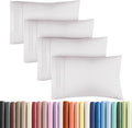 King Pillow Cases Set of 4 - Ultra Soft Hotel Quality Pillowcase Covers - Comfy, Cozy & Wrinkle Free - Shrink, Stain & Fade Resistant…