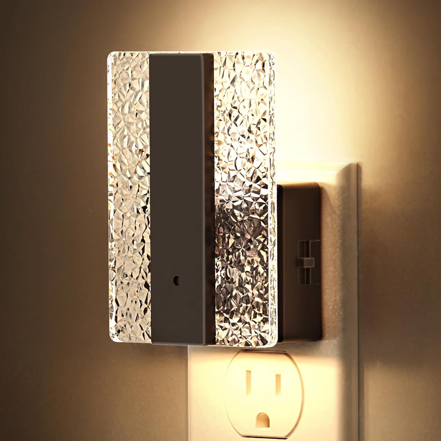 L LOHAS LED Night Light Plug into Wall, 0-100LM Dimmable Night Light with Dusk to Dawn Sensor, Decorative Plug in Night Lights for…