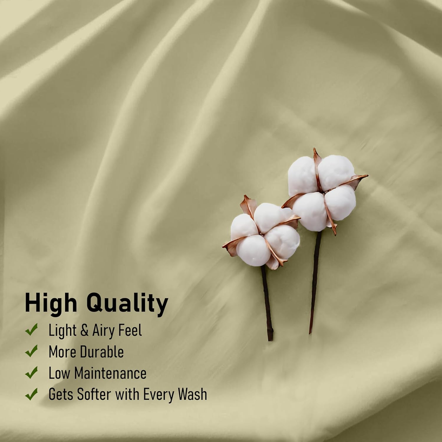 Ruvanti 100% Cotton Percale Sheets Full Size – Crisp Cooling Bed Sheets for Hot Sleepers, Deep Pocket 16”, Soft Breathable & Durable Hotel-…
