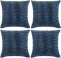 Fancy Homi 4 Packs Decorative Throw Pillow Covers for Living Room Couch Bed, Modern Farmhouse Boho Home Décor Accent Cushion Case, 18" x…