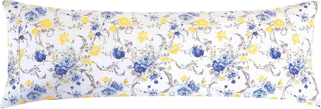 Elegantcomfort Elegant Comfort Ultra Soft 1-Piece Set Floral Print Pillowcases - 1500 Hotel Quality Microfiber, Soft and Smooth Hidden Zipp…