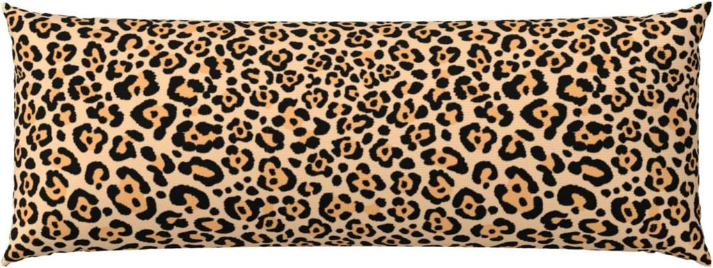 Sovvin Animal Leopard Print Body Pillow Cover Long Pillow Case with Zipper Decorative Soft Cushion Bedding Pillowcase for Couch Bedr…