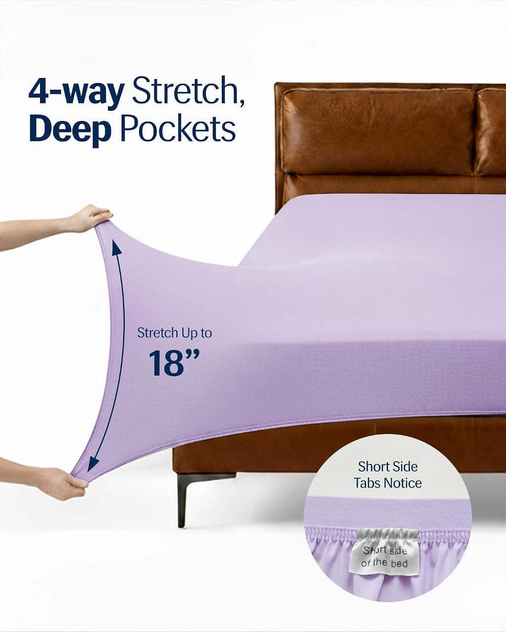 Rest ® Evercool®+ Starter Sheet Set, Twin XL Lavender Breeze, Breathable Bed Sheets for Hot Sleeper, Night Sweats, with Pillowcases, Ionic+…