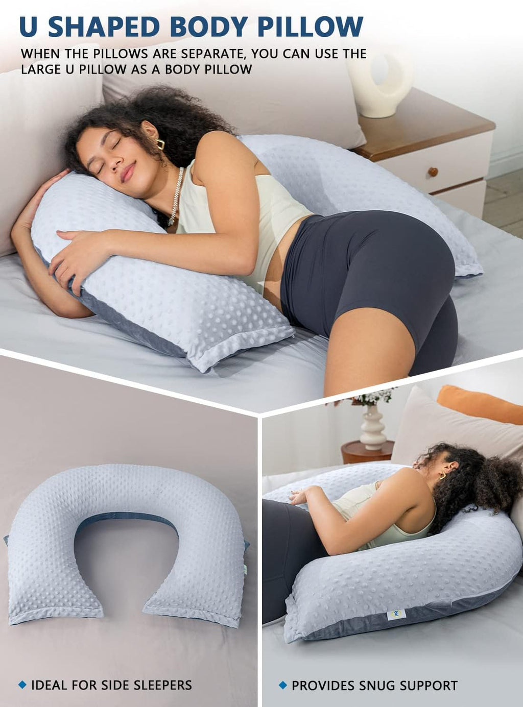 Insen Reading Pillow, Back Pillow for Sitting in Bed for Reading, Nurse & Relax, Reading Pillow for Adults, Moms & Kids, Sit Up Pillow for…
