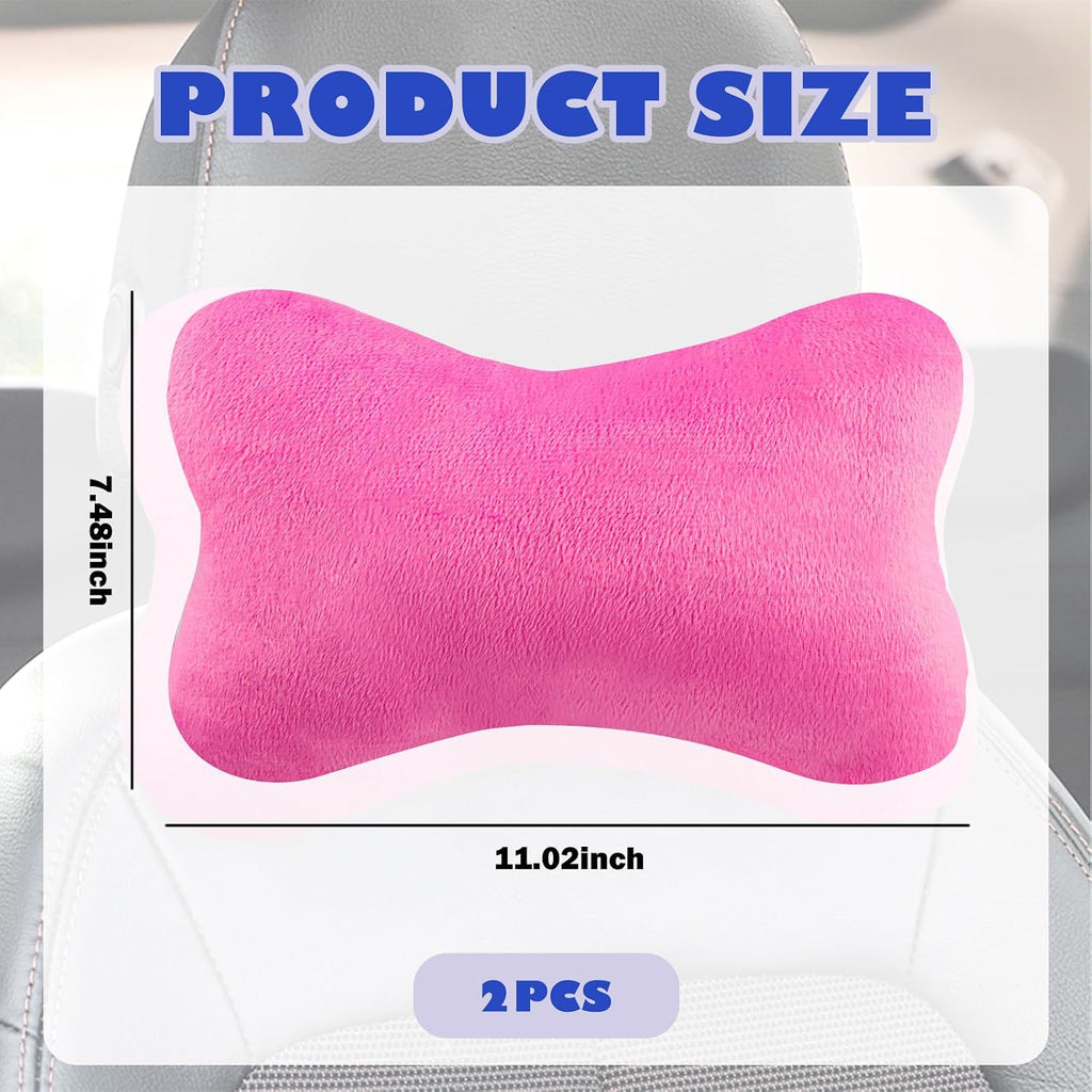 2PCS Car Headrest Pillow, Soft & Comfortable Car Neck Pillow for Driving Fatigue Relieve, All-Season Universal Cars Head Rest Pillows…