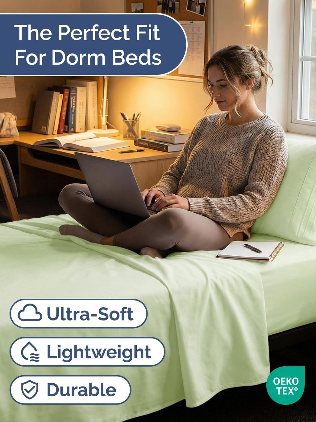 Twin XL Size 3 Piece Sheet Set - Comfy Breathable & Cooling Sheets - Hotel Luxury Bed Sheets for Women & Men - Deep Pockets, Easy-Fit…