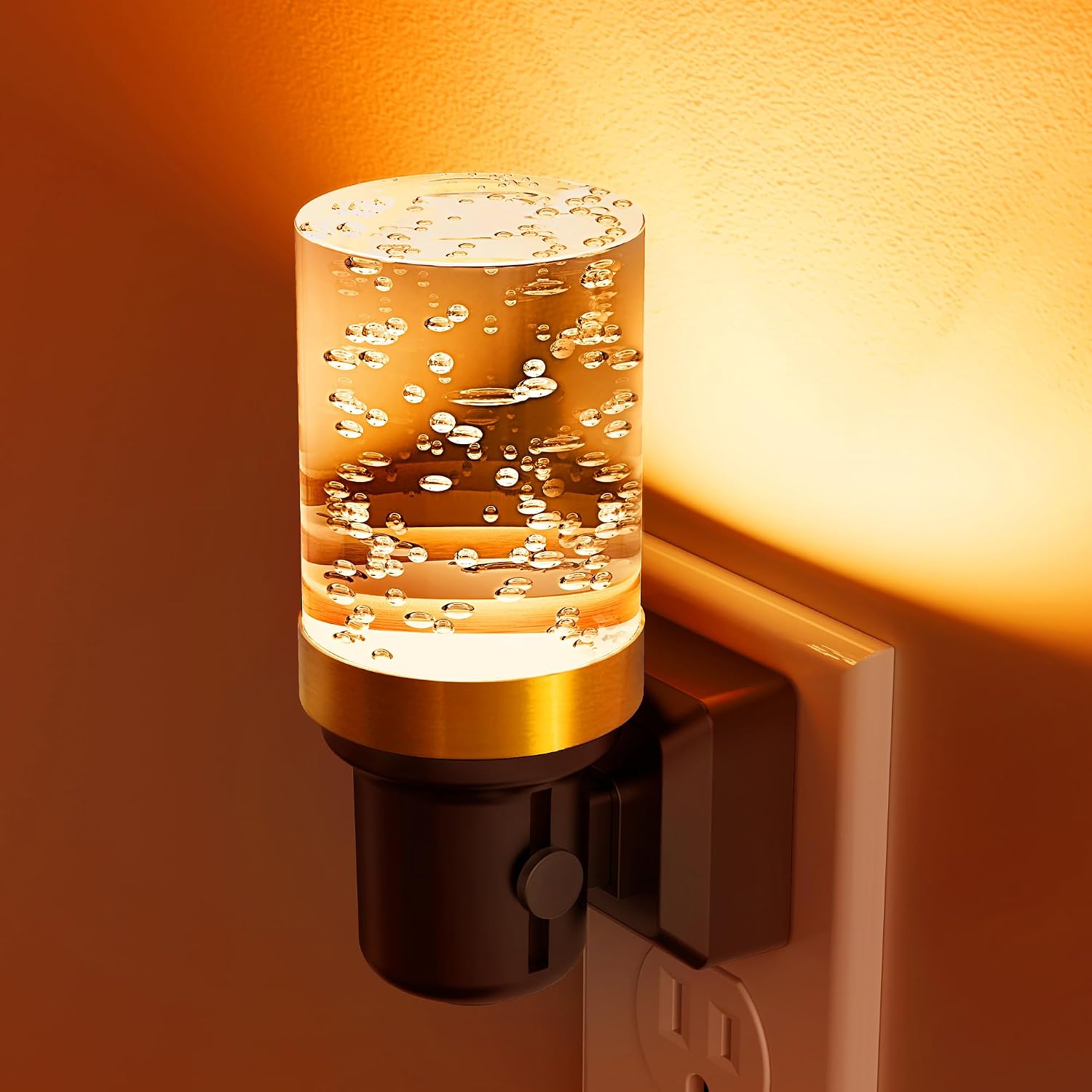 L LOHAS LED Night Light, Dimmable Night Lights Plug into Wall, Automatic Night Lights Plug in with Auto Light Sensor, 1800K Amber Warm…