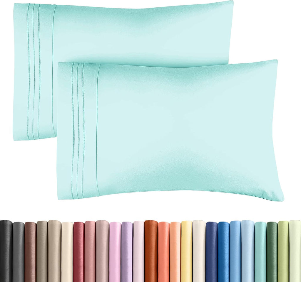 Standard Pillow Cases Set of 2 - Ultra-Soft Hotel Quality Pillowcase Covers - Comfy & Wrinkle Free - Stain & Fade Resistant - Machine…