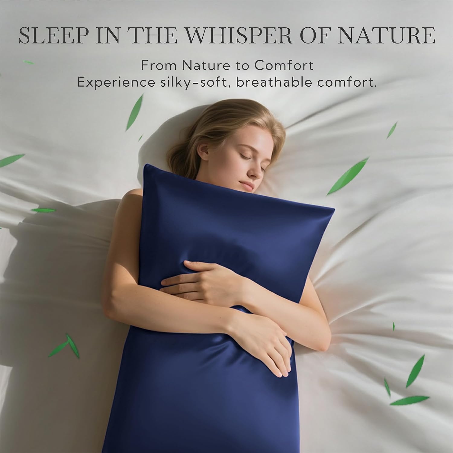 MR&HM Standard Pillow Cases Set of 2, Cooling Pillow Case for Hot Sleepers 20"x26", Breathable & Moisture Wicking, Soft Envelope Pillo…