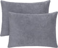 1 MIDDLE ONE 2 Pack Small Pillow, 16 X 12 Inches, Memory Foam Mini Pillow for Travel, Camping, Sleeping, Nap and Neck, Knee, Lumbar…
