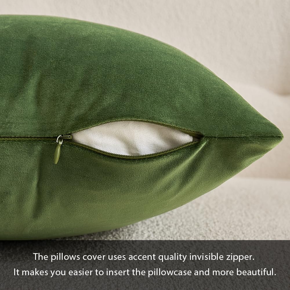 Miulee Polyester Pillow Cover Soft Luxury Decorative Throw Pillow Cover Single Rectangle Cushion Case for Spring Couch Sofa Bedroom Car Dec…