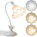 Aqdzcnf Flower Table Lamp, LED Reading Light Bedside Vintage Flower Night Light,3 Colors Modes Kawaii Bedside Lamps Decor, Living Room Bedroo…
