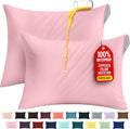Utopiabedding Utopia Bedding 100% Waterproof Pillow Protectors with Zipper King Size (Set of 2), Bed Bug and Dust Mite Proof Zippered Pillo…