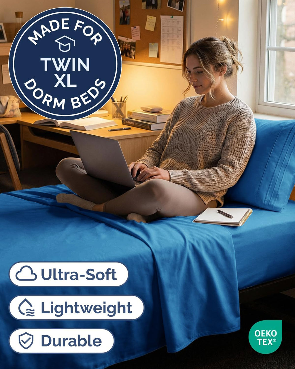 Twin XL Size 3 Piece Sheet Set - Comfy Breathable & Cooling Sheets - Hotel Luxury Bed Sheets for Women & Men - Deep Pockets, Easy-Fit…