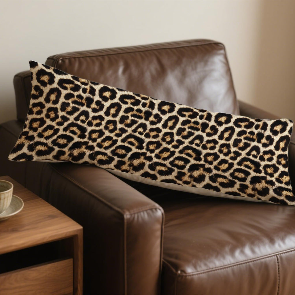 Cheetah Print 20x54 Body Pillow Cover, Leopard Room Decor, Y2k Wild Animal Cheetah Print Decorative Long Body Pillow Cases for Girls…
