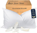 BHZHouseholdProducts BHZ King Pillow Feather Down Hotel My King Pillow Bed Goose Pillows Alternative Luxury Pillows for Sleeping Side and B…