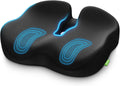 Auvon Ergonomic Donut Pillow Seat Cushion for Hemorrhoid & Tailbone, Thick Memory Foam Chair Cushion with Firm Support for Coccyx, Sciatic…