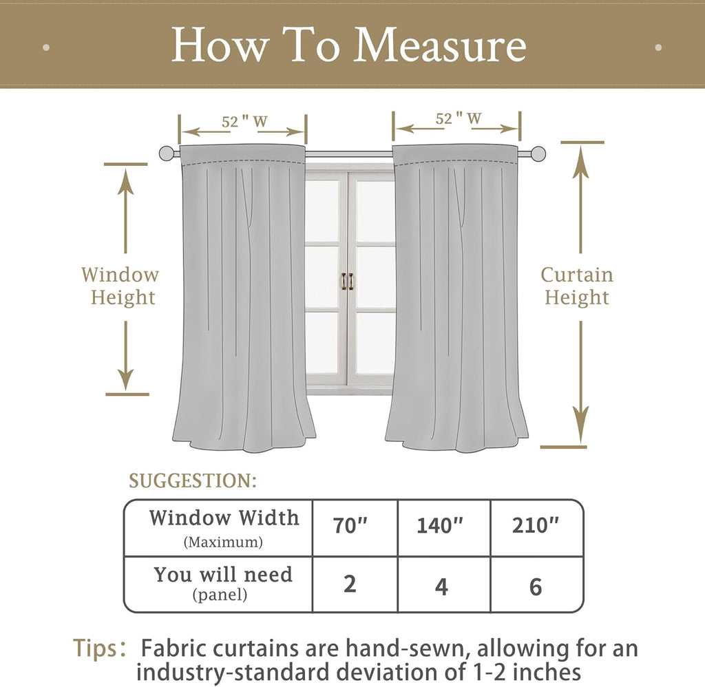 Lamit Beige Velvet Panels for Living Room 84 Inches Long, Elegant Thermal Insulated Curtains Back Tab and Rod Pocket Drapes for Classical B…