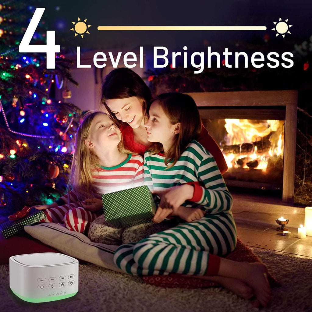 Magicteam White Noise Machine 10 Colors Lights and 25 Soothing Sounds Sleep Sound Machine with 5 Timers with Memory Feature Portable Sound…
