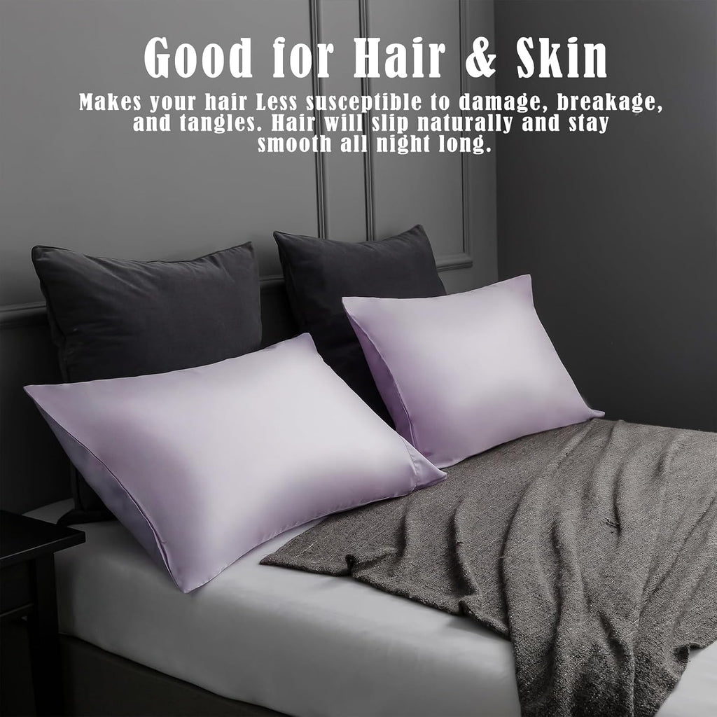 TELUS Pillow Cases King Size 2 Pack, Bamboo Rayon & Lyocell Pillowcase with Envelope Closure, Cooling Breathable Pillow Cover for Hot…