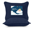 Utopiabedding Utopia Bedding Toddler Pillow (Navy Blue, 2 Pack), 13x18 Small Kids Pillow for Sleeping, Soft and Breathable Cotton Blend She…