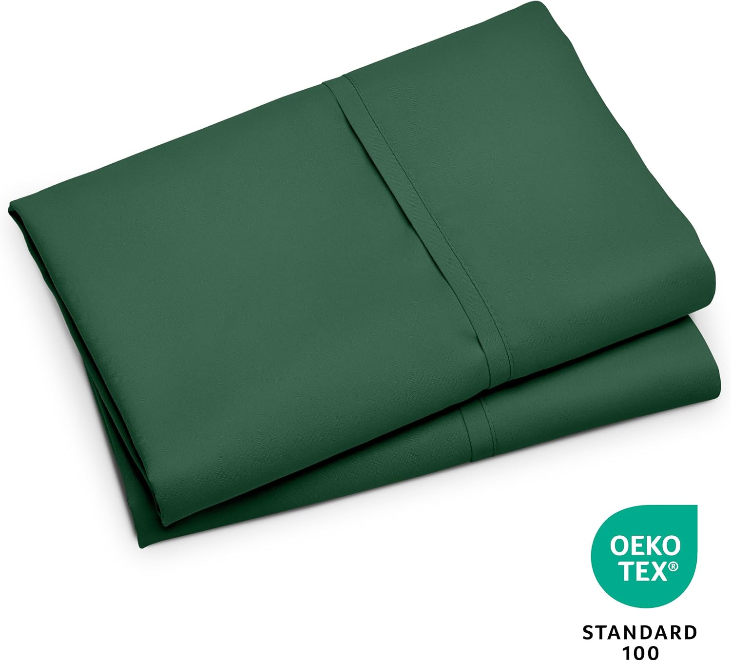 BareHome Bare Home Microfiber Pillow Cases - King Size Set of 2 - Cooling Pillowcases - Double Brushed - Forest Green Pillowcases 2 Pack -…