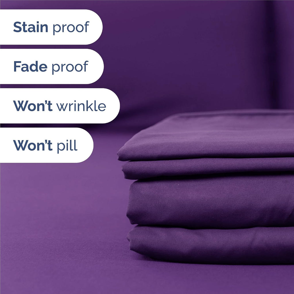 King 6 Piece Sheet Set - Comfy, Breathable & Cooling - Hotel Luxury Bedding for Women, Men, Kids, Teens and Children - 1 Flat & 1 Fitted…