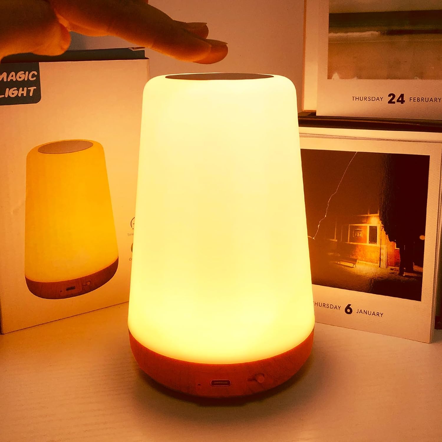 TLAOTNIY Super Bros Mini Question Block Night Lights - USB Powered Bedside Lamp with Game Sound Effects - Gift for Friends & Fans (D-1pack)