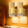 LED Lights for Bedroom – Night Lights Plug into Wall, Dimmable 0-100 LM Brightness Nightlight with Dusk to Dawn Sensor, Auto On/Off Plug…
