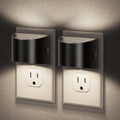 JandCase Night Light, Automatic Night Lights Plug into Wall,2 Pack Dusk to Dawn Sensor Nightlight, 5000K Brightness Adjustable Nightlight f…