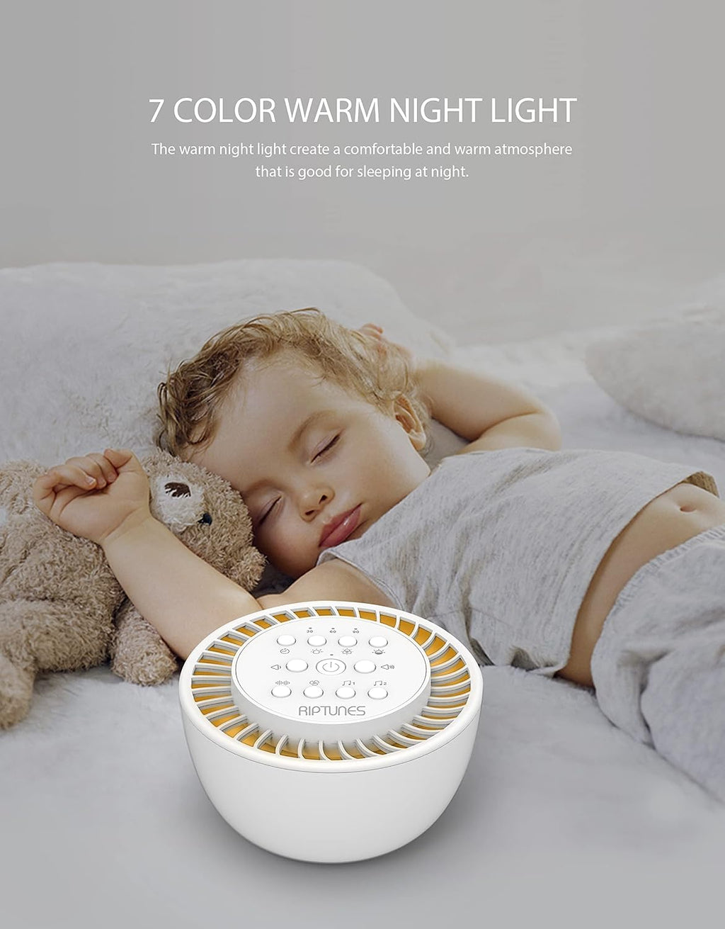 White Noise Sound Machine w/ 36 Soothing Sounds, SM136 Enjoy Your Sleep with This Great Noise Machine