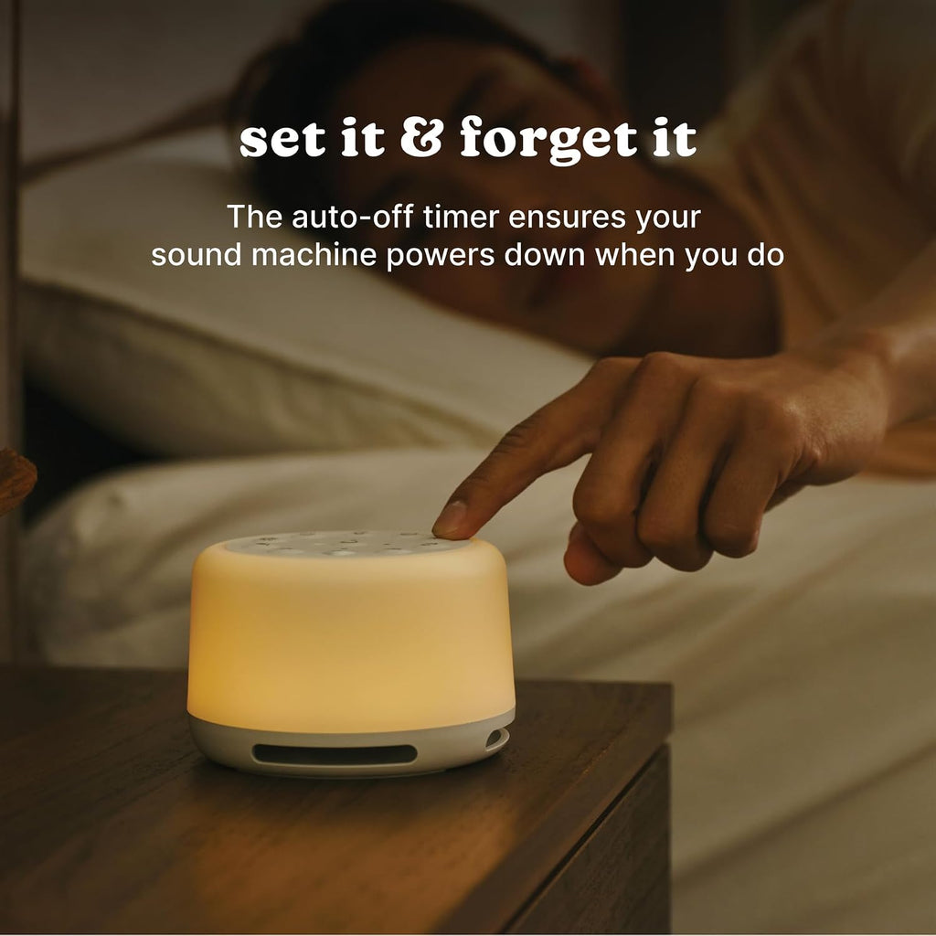 Homedics SoundSleep Aura, Sound Machine for Better Sleep, 7-Color Mood-Enhancing Light, 28 Soothing Sounds, Bluetooth Compatible…