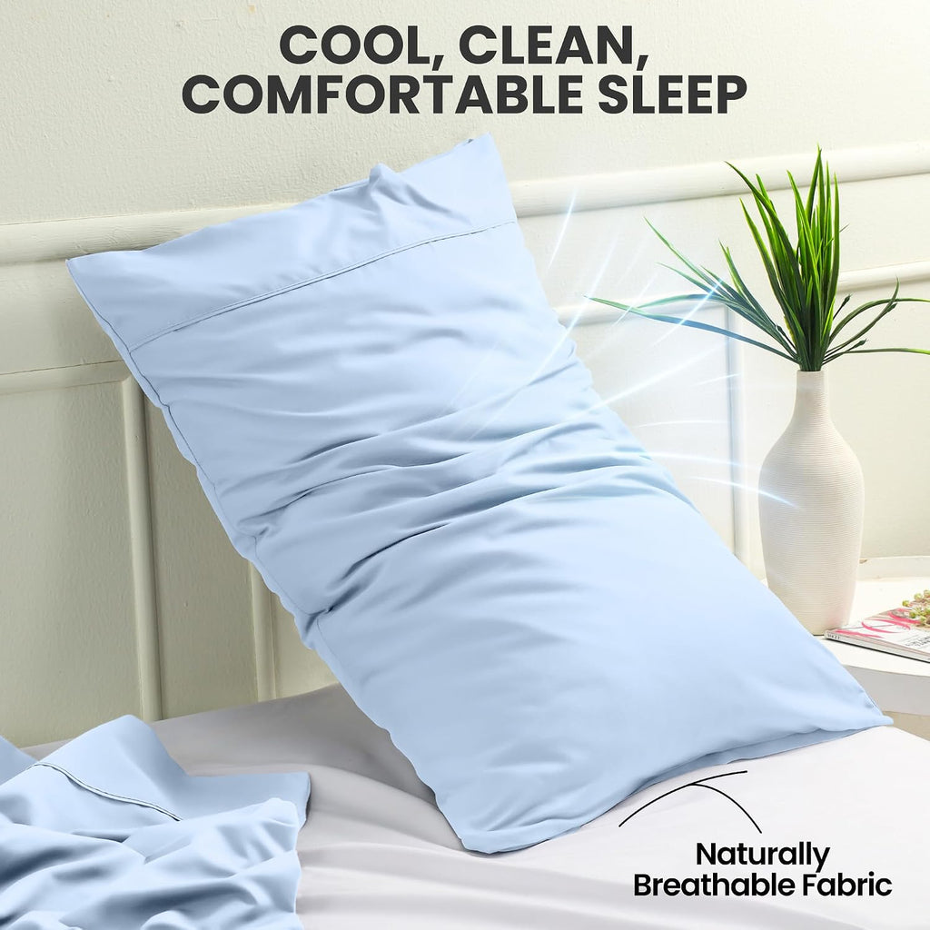 Utopiabedding Utopia Bedding Pillow Cases Standard Size 2-Pack – Soft Brushed Microfiber – Envelope Closure – Perfect for Hospitals, Hotels…