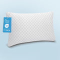 OAISZ Shredded Memory Foam Pillow, King Size Cooling Adjustable Firm Bed Pillow for Sleeping, Washable Removable Cover, Ideal for Side…