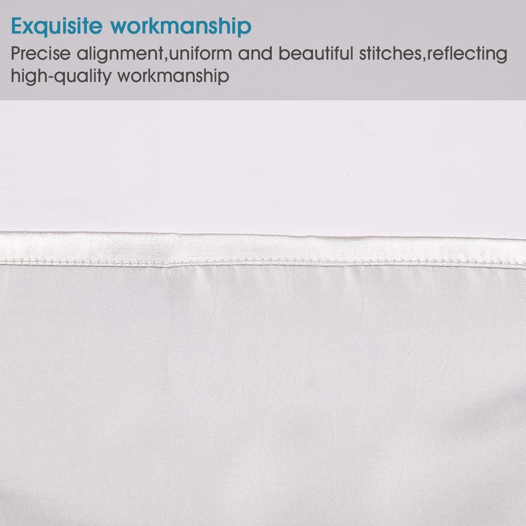 STONECREST Gusseted Pillow Protector - 1 PC, Zipper Premium Gusset Pillow Encasement Covers(400tc Sateen-Gusset, Standard)