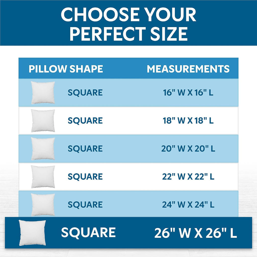 Guardmax Jersey Knitted European Pillow Protector with Zipper - 4 Pack -100% Waterproof, Bed Bug Proof, Dust Mite Proof, & Hypoallergenic P…