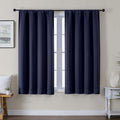 Gwine Navy Blue Blackout Curtains for Bedroom 54 Inches Long, Thermal Insulated Room Darkening Curtains for Living Room Each 40" Wx54 L…