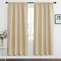 Rybhome RYB HOME Curtains for Bedroom Living Room 72 inches Long, Thermal Insulated Privacy Rod Pocket Drapes for Nursery Office Home Theat…